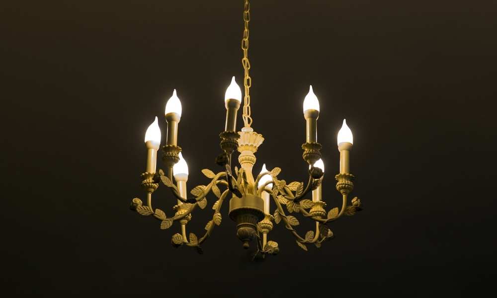 How to change chandelier light bulbs in high ceilings.