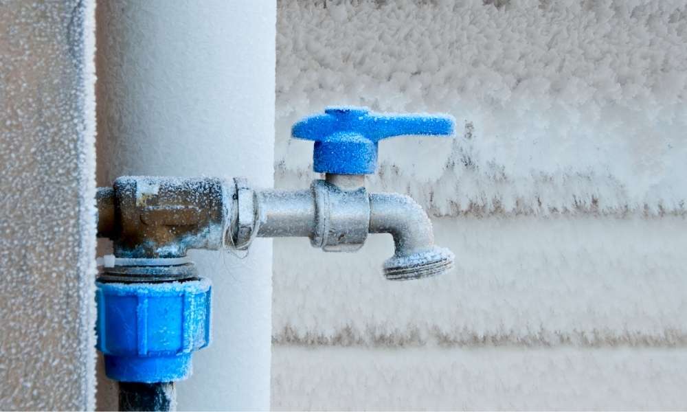 Do you know if your outside faucet is frozen?