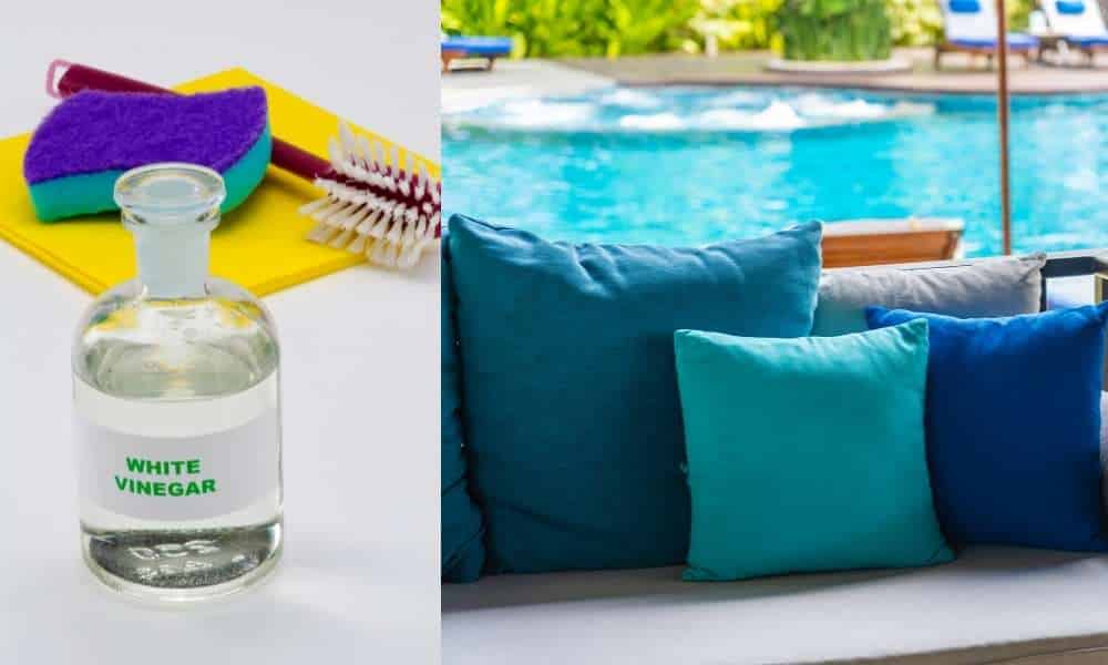 Can u Wash outdoor cushions in vinegar?