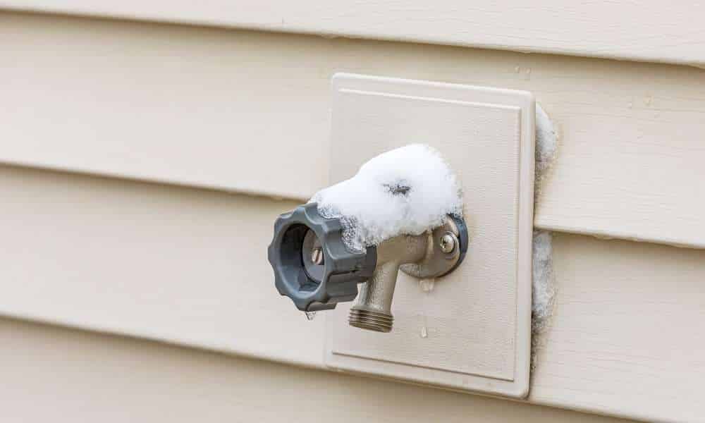 Do you know if your outside spigot is frozen?