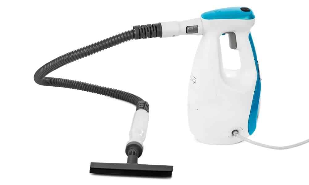 Using a steam cleaner