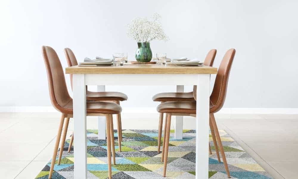 Why use a dining chair with cushions on a metal or wooden frame?