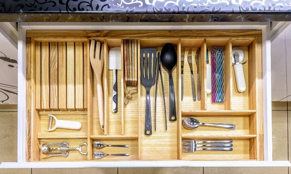 Organize Your Utensils In An Upright Drawer