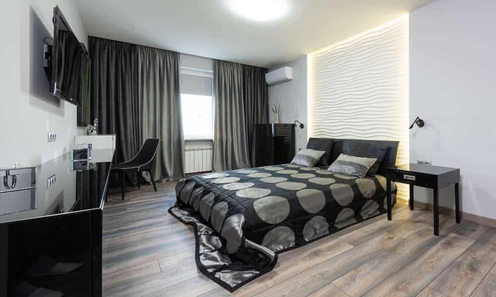 Staging A Bedroom With Black And White Chess