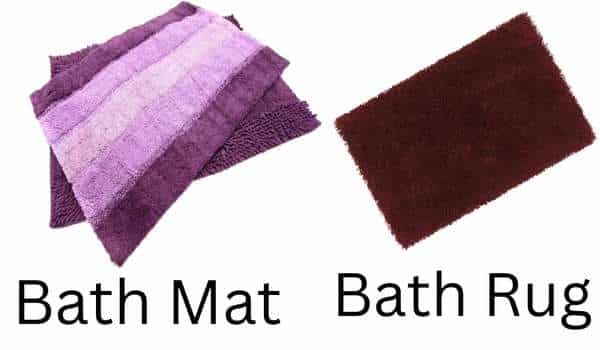 The Difference Between A Bath Mat And A Bath Rug