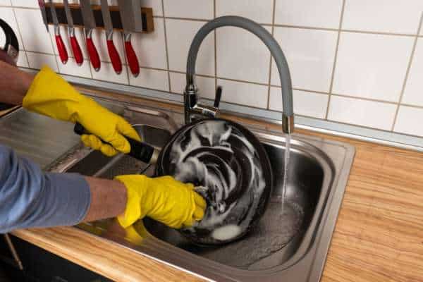 Cleaning With Soap And Water