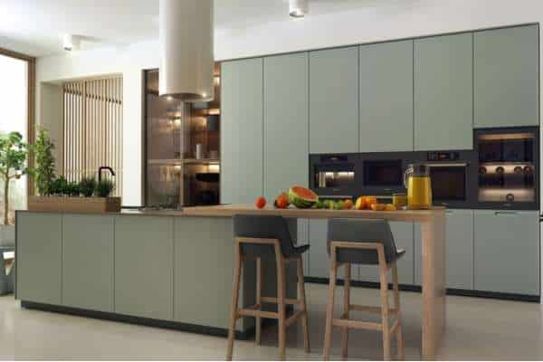 Greenery Kitchen Cabinets