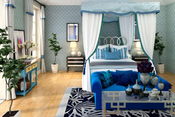 Decorative Items For Aqua Blue Bedroom