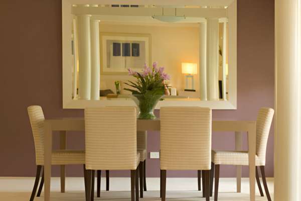 Mirror Illusion For Dining Room