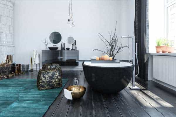 Try A Mix That's Eclectic For Bathroom 