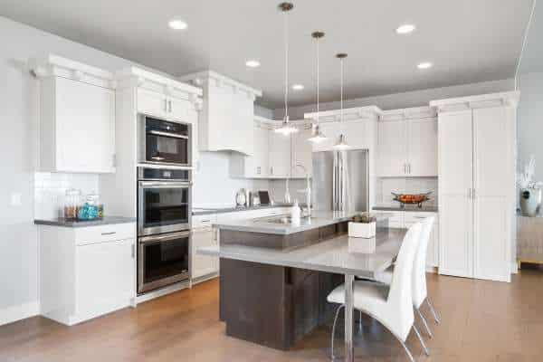 Reflecting Light For White Cabinets In Kitchen What Color Walls