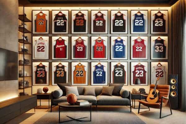 Selecting The Right Location For Hang Jerseys On A Wall