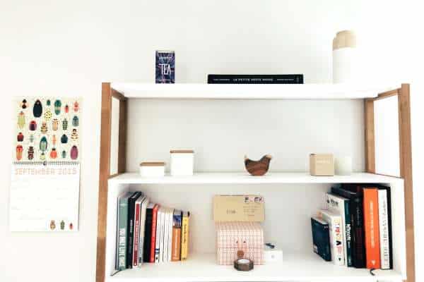 Avoid Sharp Edges: Rounded corners are preferred For Bookshelf In Bedroom