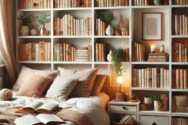 Mindful Arrangement Organise books thoughtfully For Bookshelf In Bedroom 