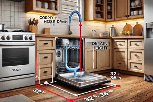 Review The Drain Hose Height