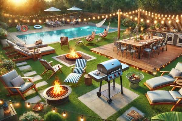 Entertainment and Recreational Features For Backyard Barbeque