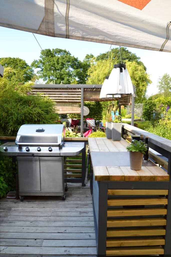 Plan for Weather Protection For Outdoor BBQ kitchen