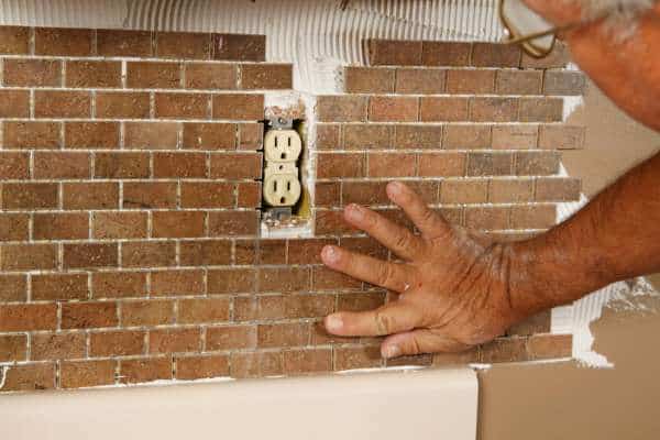 Prepare For New Backsplash Installation