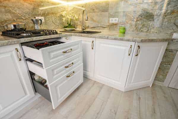 Pull-Out Drawers for Display Small Kitchen Appliances