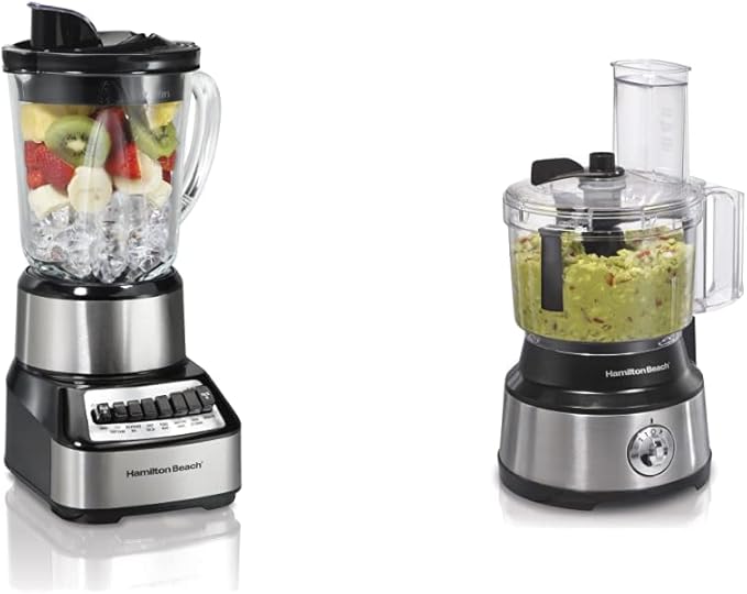 Hamilton Beach Wave Crusher Blender + Food Processor & Chopper