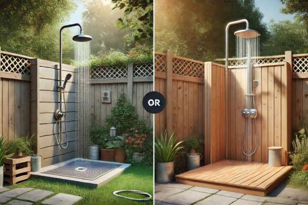 Choosing Between a Fixed or Portable Outdoor Shower