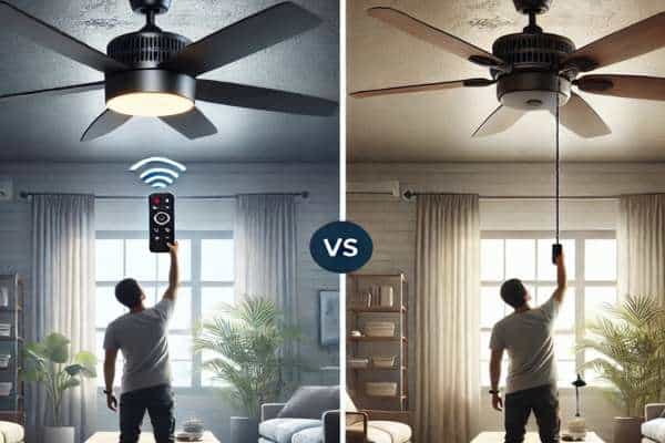 Remote-controlled vs. Pull Chain For Ceiling Fan