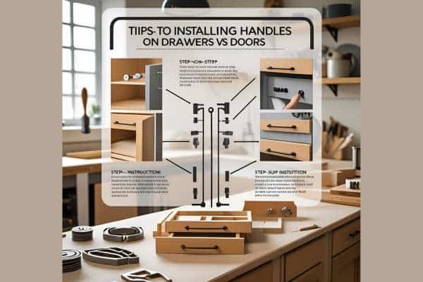 Tips for Installing Handles on Drawers vs Doors For Kitchen